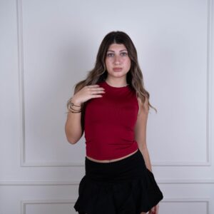 Burgundy Basic tank top