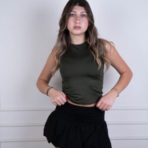 Olive Basic tank top